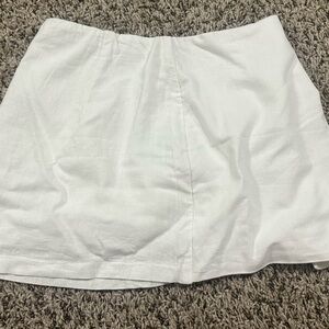 Abercrombie & Fitch Crisp White Mini Skirt